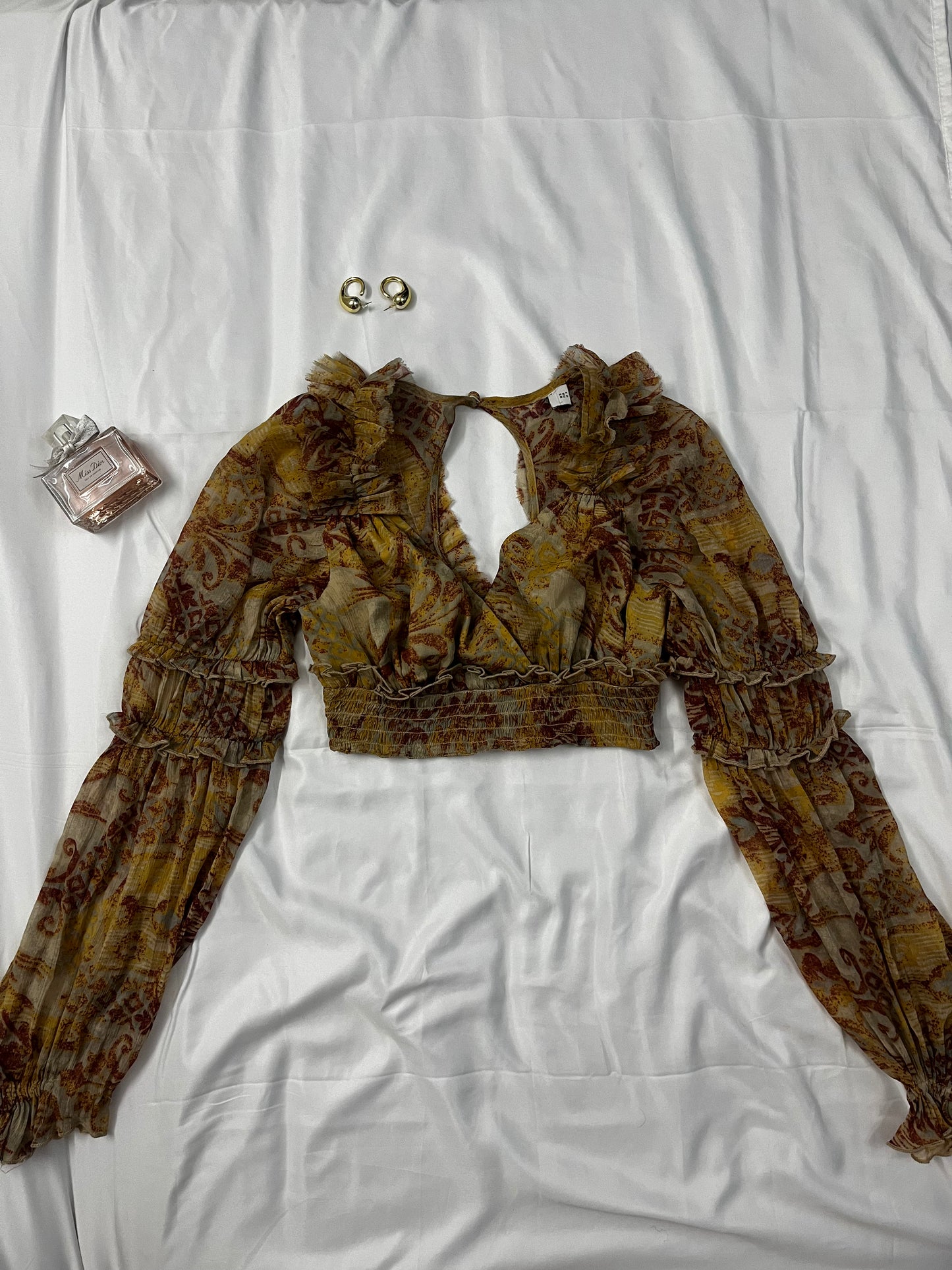 Ruffles forest fairy top | Size: M