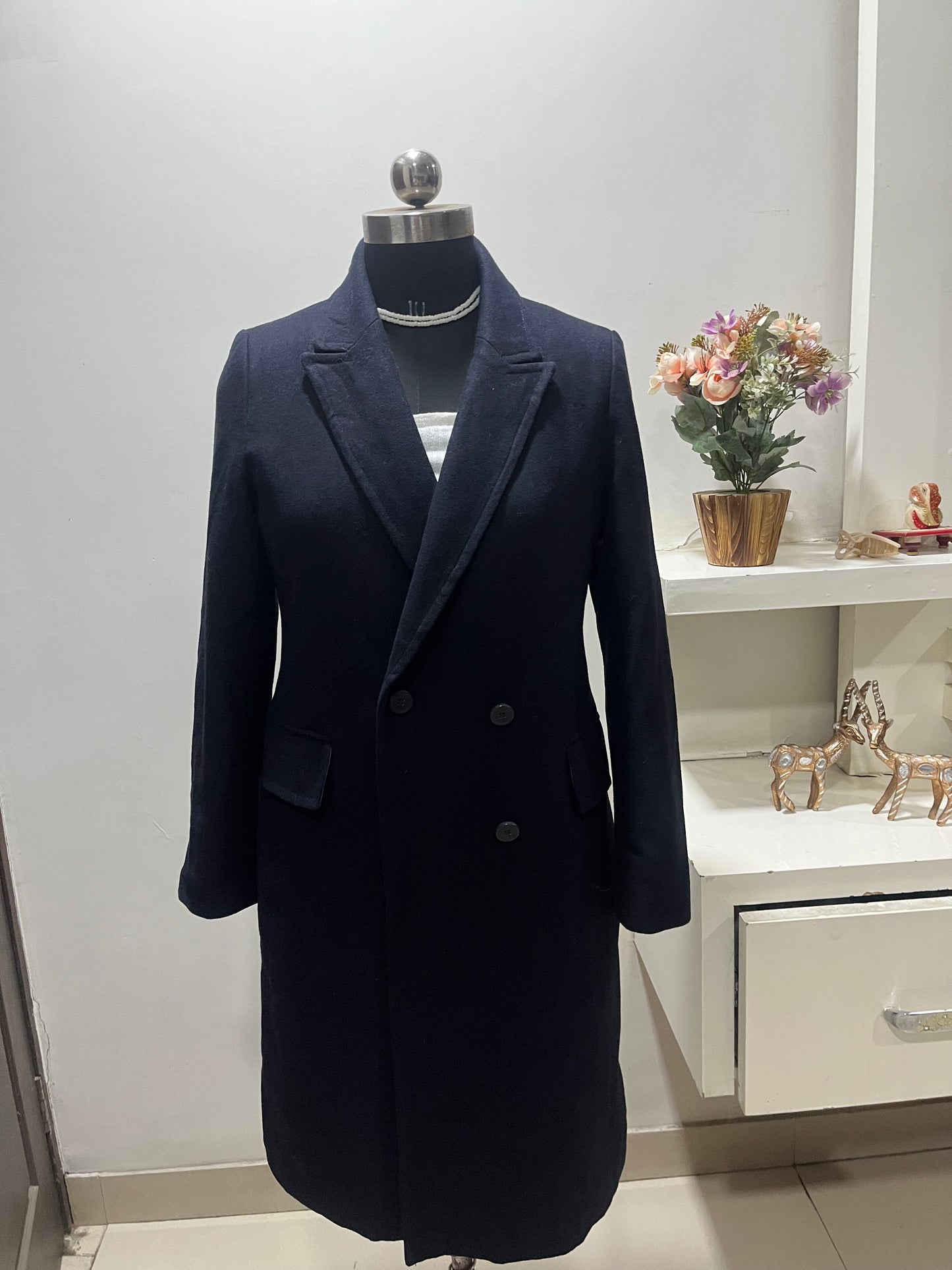 Navy blue old money blazer