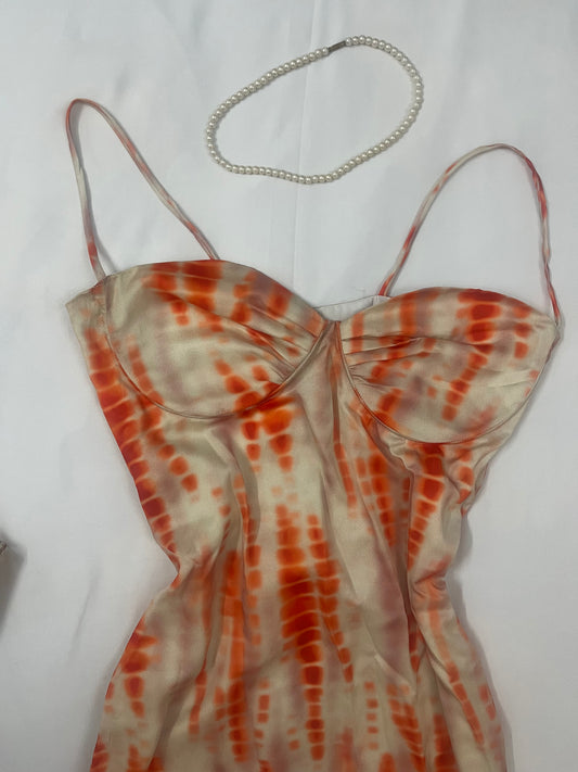Revibe original tie & dye corset dress