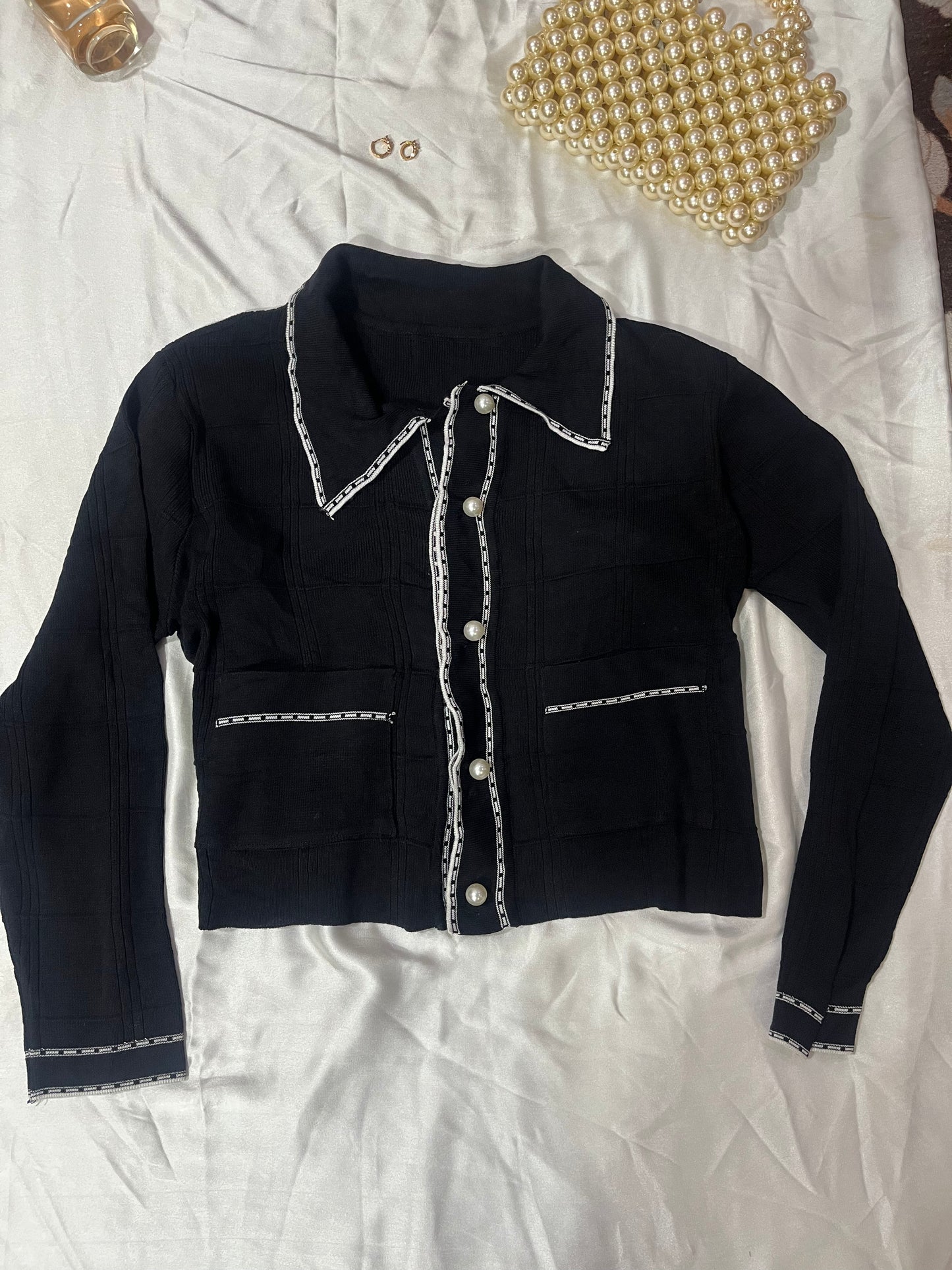 old money crop sweater in UK 6-8