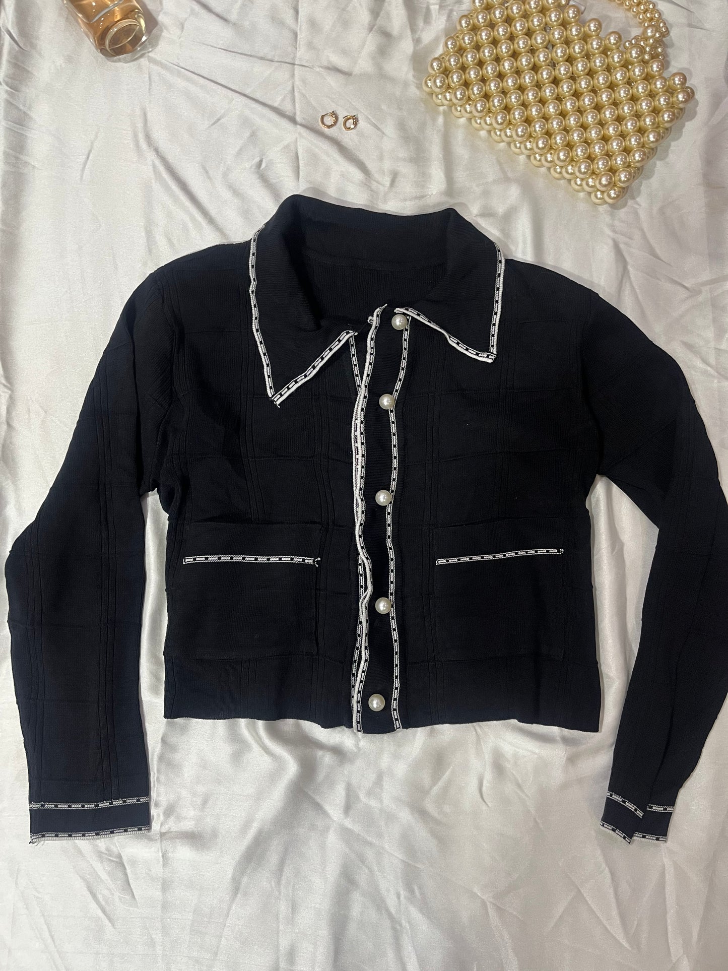 old money crop sweater in UK 6-8