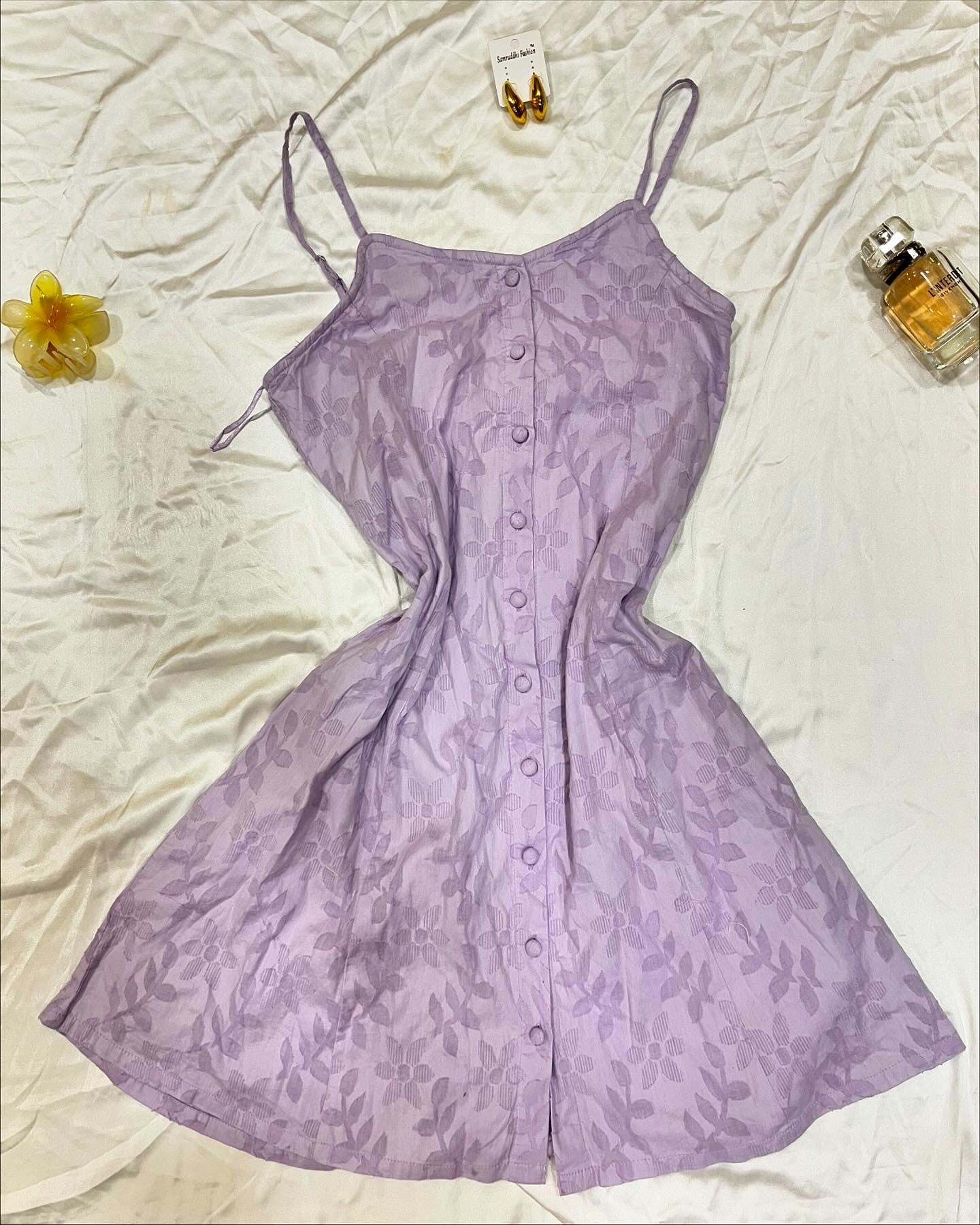 Lavender baby a-line dress | Size: Small