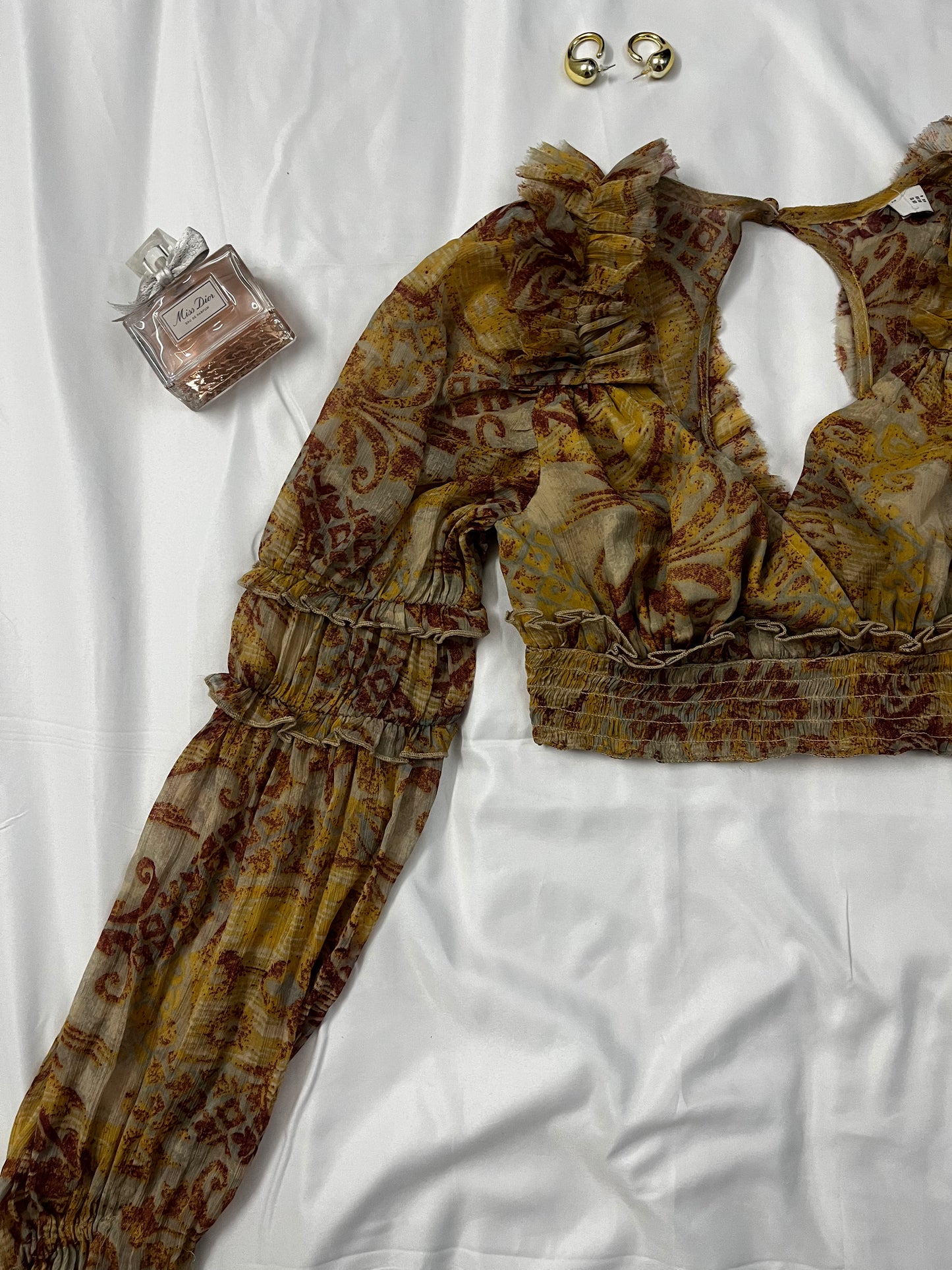 Ruffles forest fairy top | Size: M
