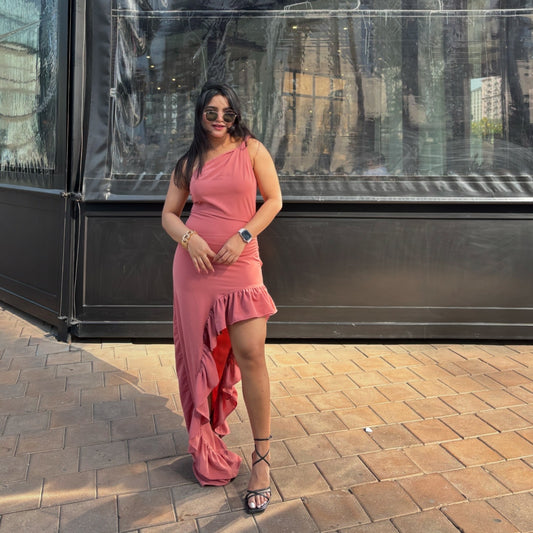 Summer in Greece ruffled dress